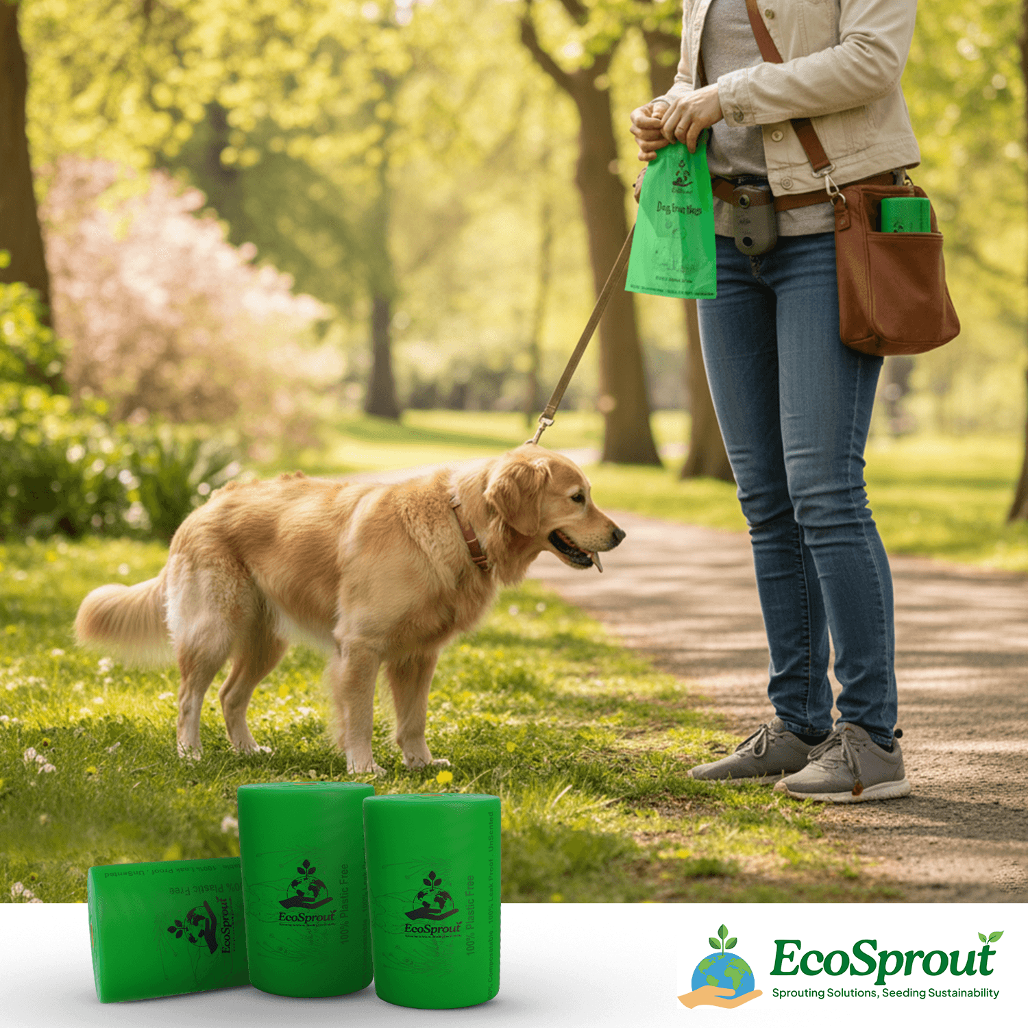 EcoSprout Compostable Poop Bags — 300 Bags