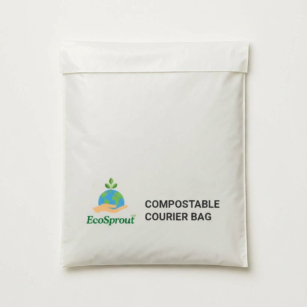 Compostable Courier Bags with Tamper Tape