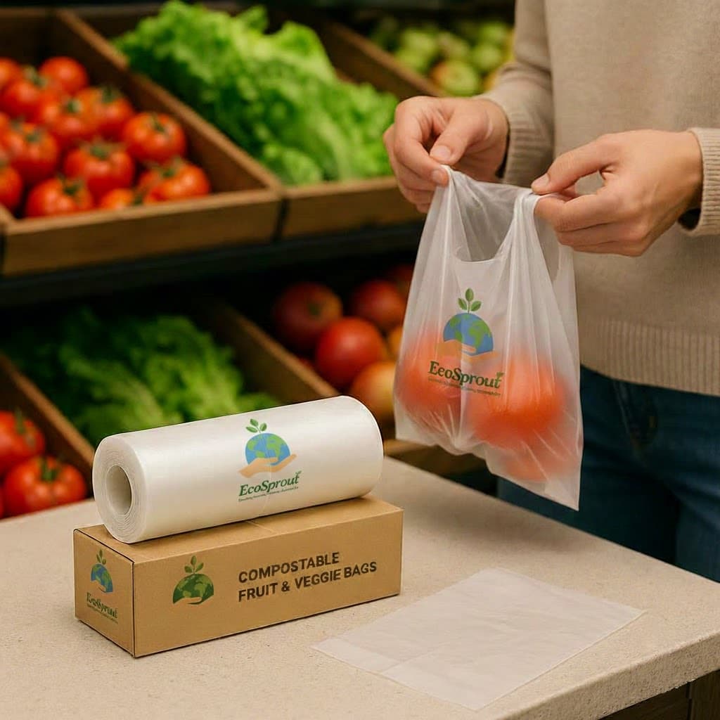 Compostable Fruit & Veggie – Bag ON Roll