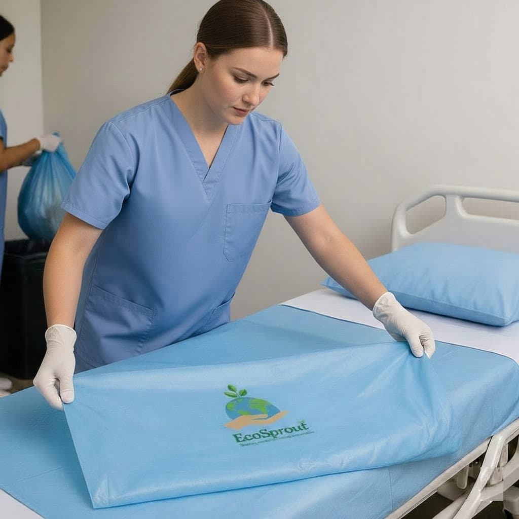 Compostable Hospital Bed Sheets