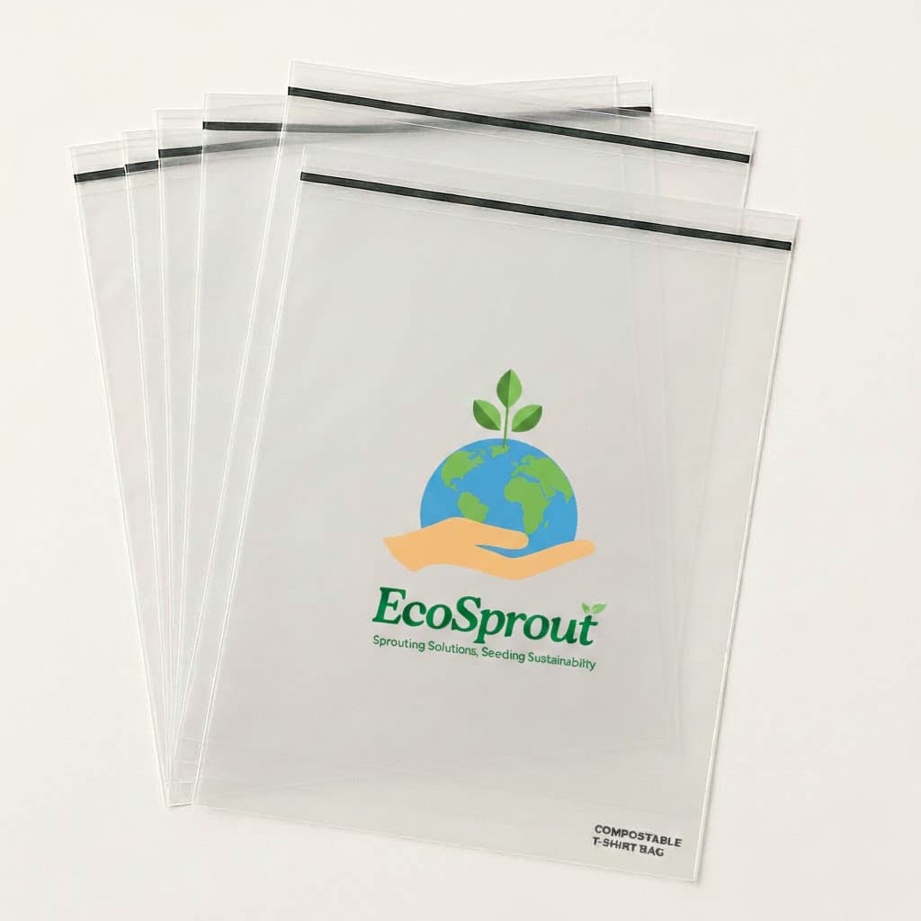 Compostable T-Shirt Bag – Translucent