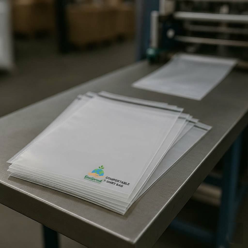 Compostable T-Shirt Bag – Translucent