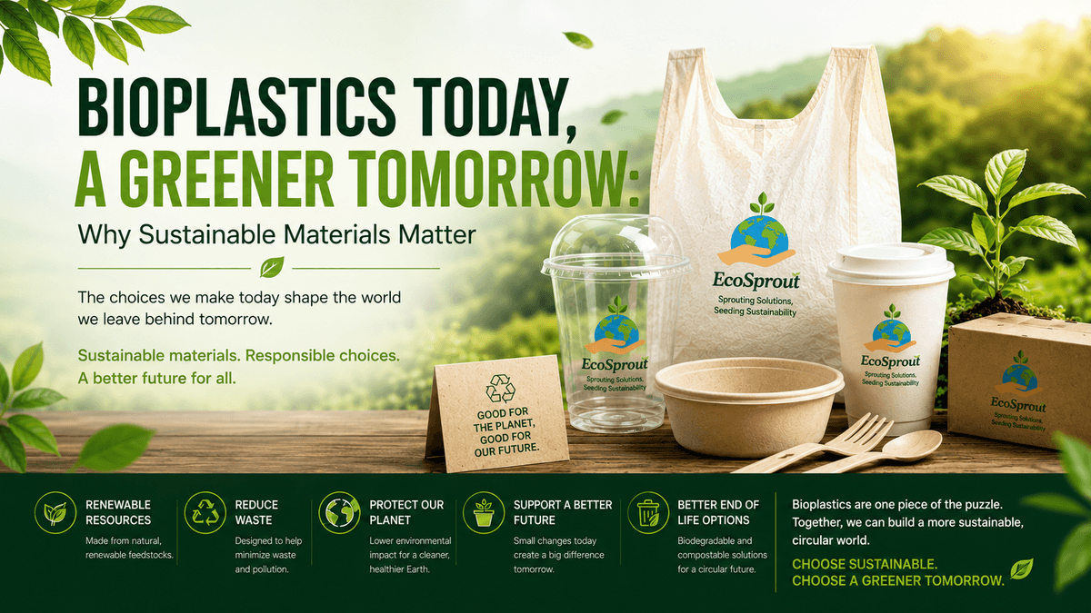 Bioplastics Today, A Greener Tomorrow: Why Sustainable Materials Matter
