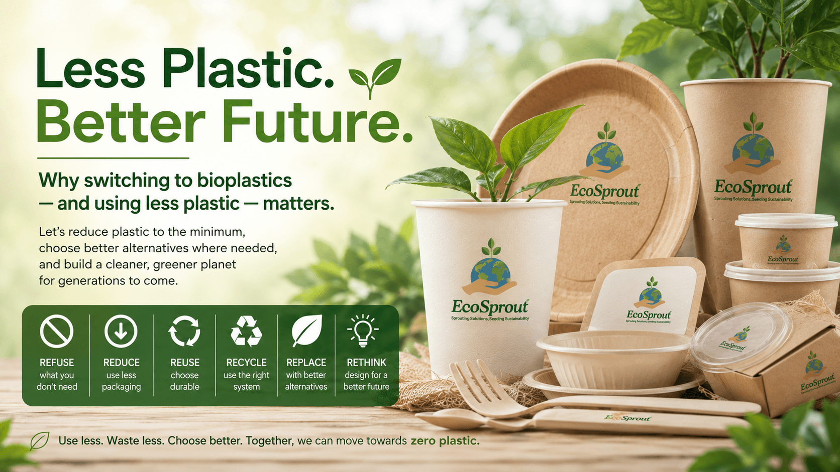 Less Plastic, Better Future: Why Bioplastics Matter