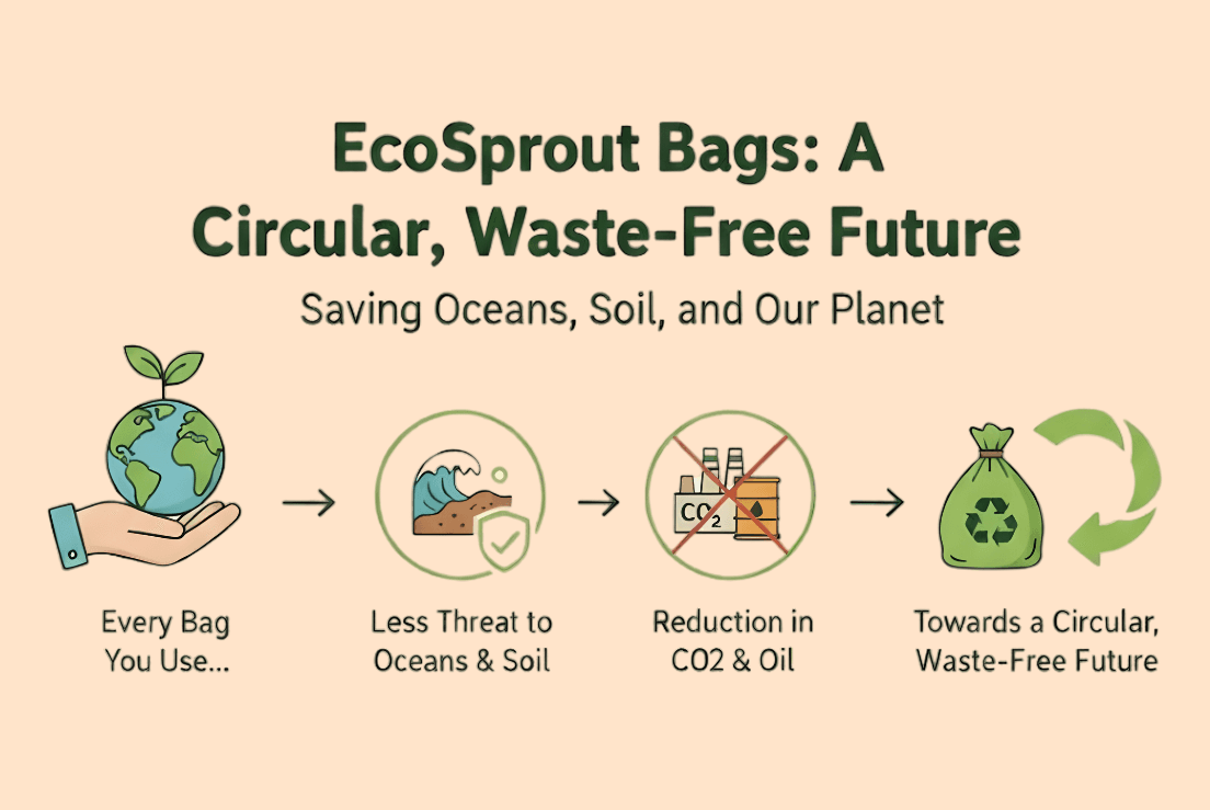 EcoSprout bags — a circular waste-free future