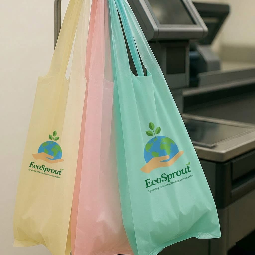 Compostable Loop Handle Bags