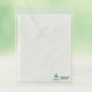 Compostable T-Shirt Bag - Transparent