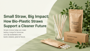 Small Straw, Big Impact: How Bio-Plastic Straws Support a Cleaner Future